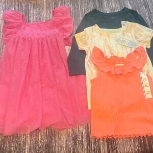Cat & Jack Little Girls 5T Shirt Bundle - New with Tags - B68